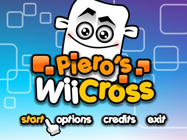 Wiicross - title screen